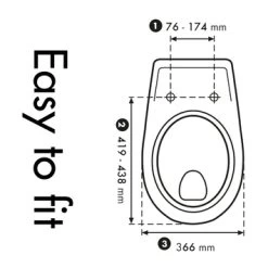 Cedo Dream Blue Wc Bril Softclose Duroplast -Gamma Badkamer Winkel 123 8849
