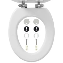 Tiger WC Bril Mississippi Wit Hout Met Softclose 6 Tiger WC Bril Mississippi Wit Hout Met Softclose -Gamma Badkamer Winkel 123 8906