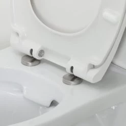 Tiger WC Bril Speckels Duroplast Zwart-wit 4 Tiger WC Bril Speckels Duroplast Zwart-wit -Gamma Badkamer Winkel 123 8916