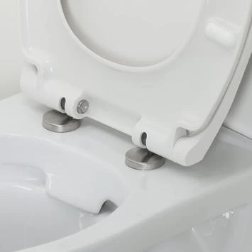 Tiger WC bril Speckels Duroplast Zwart-wit Tiger WC Bril Speckels Duroplast Zwart-wit -Gamma Badkamer Winkel 123 8916