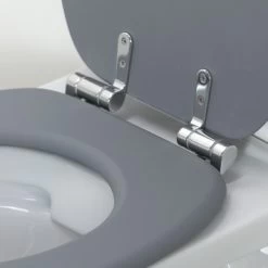 Tiger WC Bril Reno Grijs 4 Tiger WC Bril Reno Grijs -Gamma Badkamer Winkel 123 8927