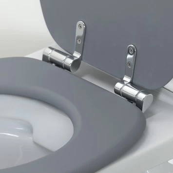 Tiger WC bril Reno Grijs Tiger WC Bril Reno Grijs -Gamma Badkamer Winkel 123 8927