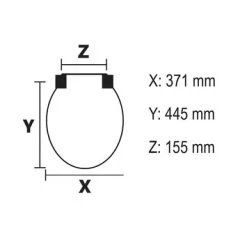 Bemis WC Bril Chicago Wit Hout Met Metalen Softclose 4 Bemis WC Bril Chicago Wit Hout Met Metalen Softclose -Gamma Badkamer Winkel 123 8967