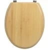 Handson WC Bril Anneli Bamboo Hout -Gamma Badkamer Winkel 123 9007