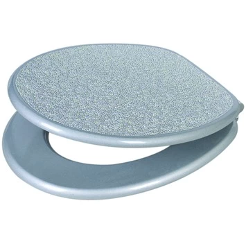 Handson WC bril Neeva Glitter Kunststof met Softclose Handson WC Bril Neeva Glitter Kunststof Met Softclose -Gamma Badkamer Winkel 123 9022