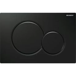 Geberit Bedieningspaneel Sigma 01 Zwart Glanzend