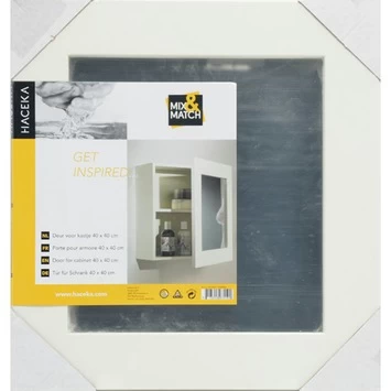 Haceka Mix&match kastdeur met spiegel 40x40 cm Haceka Mix&match Kastdeur Met Spiegel 40x40 Cm -Gamma Badkamer Winkel 123 9069