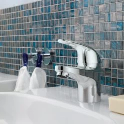 GROHE Wastafelkraan Swift S-size Met Hendel En Waste Chroom -Gamma Badkamer Winkel 123 913