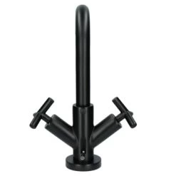 Absolut Wastafelkraan Post 2-knops Zwart 5 Absolut Wastafelkraan Post 2-knops Zwart -Gamma Badkamer Winkel 123 919