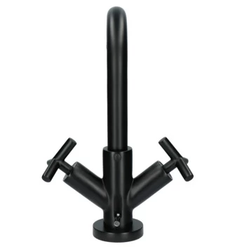 Absolut wastafelkraan Post 2-knops Zwart Absolut Wastafelkraan Post 2-knops Zwart -Gamma Badkamer Winkel 123 919