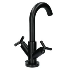 Absolut Wastafelkraan Post 2-knops Zwart 6 Absolut Wastafelkraan Post 2-knops Zwart -Gamma Badkamer Winkel 123 920