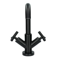 Absolut Wastafelkraan Post 2-knops Zwart 9 Absolut Wastafelkraan Post 2-knops Zwart -Gamma Badkamer Winkel 123 923