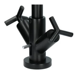 Absolut Wastafelkraan Post 2-knops Zwart 12 Absolut Wastafelkraan Post 2-knops Zwart -Gamma Badkamer Winkel 123 926