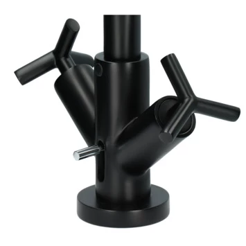 Absolut wastafelkraan Post 2-knops Zwart Absolut Wastafelkraan Post 2-knops Zwart -Gamma Badkamer Winkel 123 926