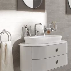 GROHE Wastafelkraan Essence M-size Met Hendel En Waste Chroom 5 GROHE Wastafelkraan Essence M-size Met Hendel En Waste Chroom -Gamma Badkamer Winkel 123 939