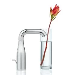 GROHE Wastafelkraan Essence M-size Met Hendel En Waste Chroom 7 GROHE Wastafelkraan Essence M-size Met Hendel En Waste Chroom -Gamma Badkamer Winkel 123 941
