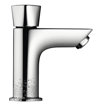 Hansgrohe Fonteinkraan MyCube Pillar Tap met Draaiknop Chroom Hansgrohe Fonteinkraan MyCube Pillar Tap Met Draaiknop Chroom -Gamma Badkamer Winkel 123 985