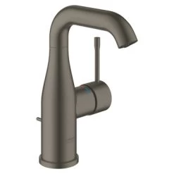 GROHE Wastafelkraan Essence M-size Met Hendel En Waste Hard Graphite